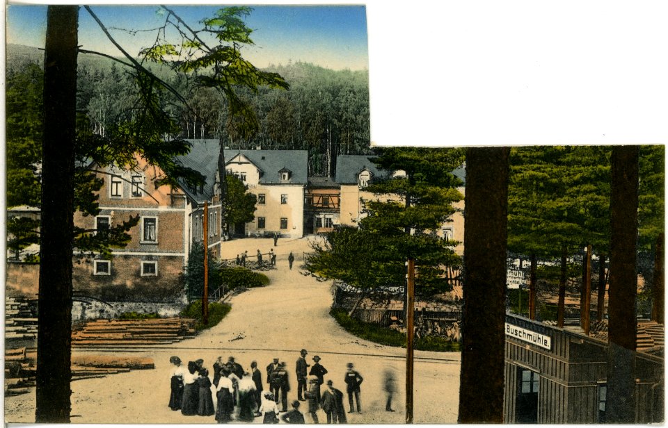 19044-Schmiedeberg-1915-Buschmühle-Brück & Sohn Kunstverlag