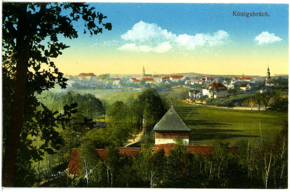 19118-Königsbrück-1915-Blick auf Königsbrück-Brück & Sohn Kunstverlag