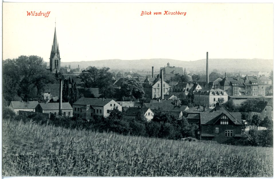 19004-Wilsdruff-1915-Blick vom Kirschberg auf Wilsdruff-Brück & Sohn Kunstverlag
