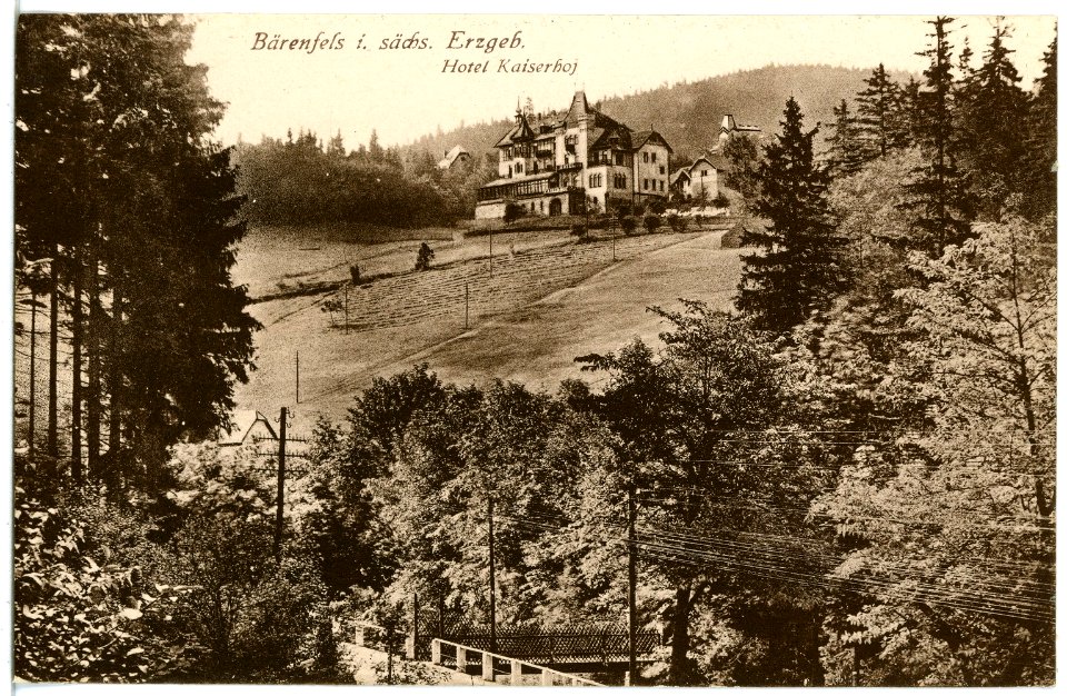 21435-Bärenfels-1920-Hotel Kaiserhof-Brück & Sohn Kunstverlag