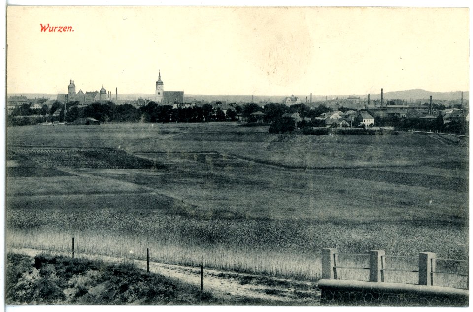 19243-Wurzen-1915-Blick auf Wurzen-Brück & Sohn Kunstverlag
