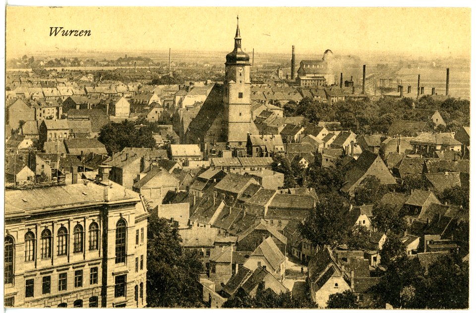 21530-Wurzen-1920-Blick auf Wurzen-Brück & Sohn Kunstverlag