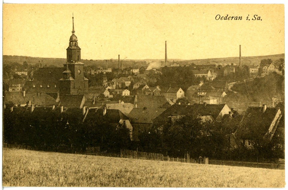21621-Oederan-1920-Blick auf Oederan-Brück & Sohn Kunstverlag