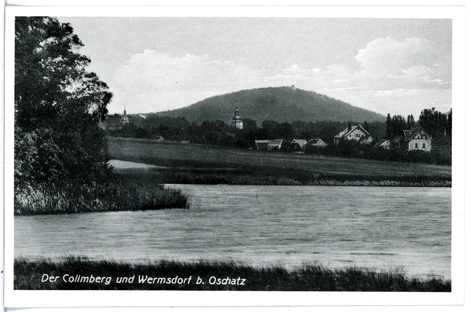 21546-Wermsdorf-1920-Blick auf Wermsdorf und den Collm-Brück & Sohn Kunstverlag