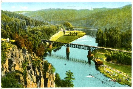 21814-Mittweida-1921-Blick ins Zschopautal-Brück & Sohn Kunstverlag