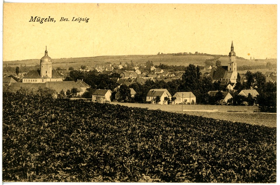 21534-Mügeln-1920-Blick auf Mügeln-Brück & Sohn Kunstverlag