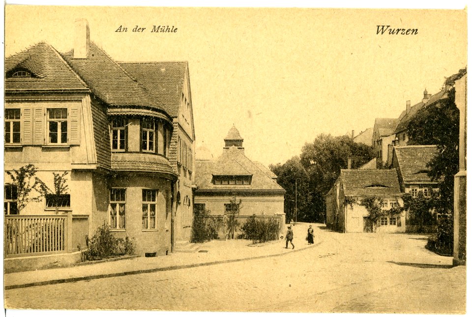 21529-Wurzen-1920-An der Mühle-Brück & Sohn Kunstverlag
