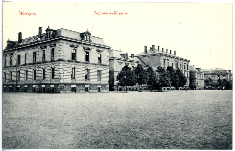 19479-Wurzen-1915-Infanteriekaserne-Brück & Sohn Kunstverlag