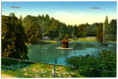 19525-Wurzen-1915-Stadtpark-Brück & Sohn Kunstverlag