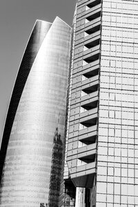 Modern facade skyline