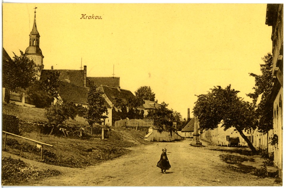 19587-Krakau-1915-Dorfstraße-Brück & Sohn Kunstverlag