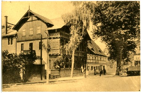 21500-Naundorf-1920-Hotel Jägerhaus-Brück & Sohn Kunstverlag