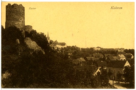 21656-Kohren-1920-Ruine-Brück & Sohn Kunstverlag