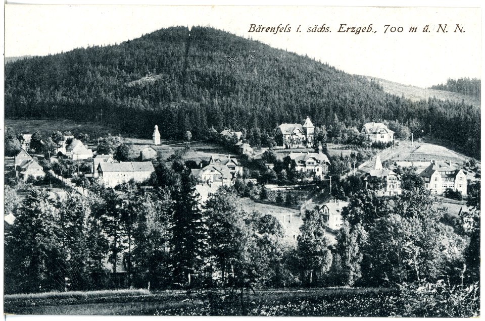 21456-Bärenfels-1920-Blick auf Bärenfels-Brück & Sohn Kunstverlag