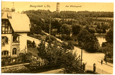 21587-Burgstädt-1920-Wettinpark-Brück & Sohn Kunstverlag