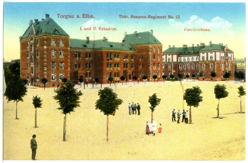 19772-Torgau-1915-Thüringer Husaren-Regiment Nr. 12-Brück & Sohn Kunstverlag