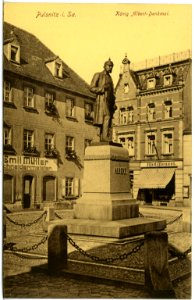 19684-Pulsnitz-1915-König-Albert-Denkmal-Brück & Sohn Kunstverlag