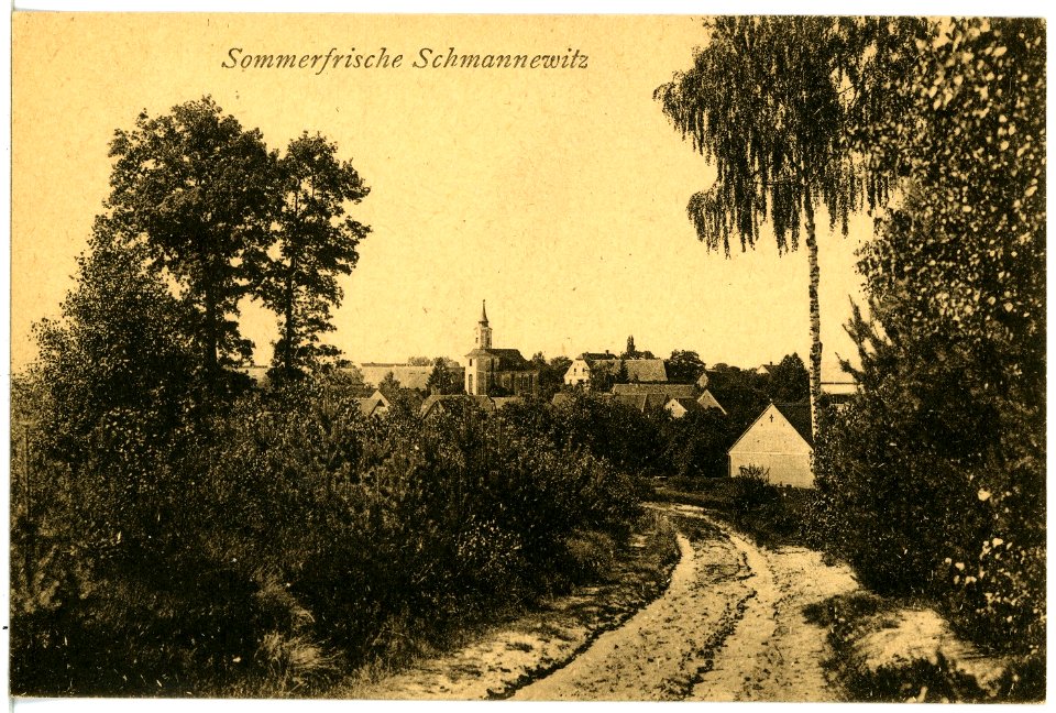 21520-Schmannewitz-1920-Blick auf Schmannewitz-Brück & Sohn Kunstverlag