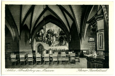 21407-Meißen-1919-Albrechtsburg - Kleiner Bankettsaal-Brück & Sohn Kunstverlag