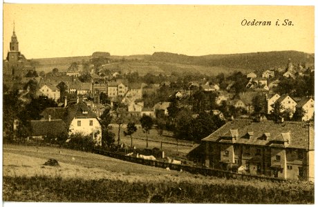 21630-Oederan-1920-Blick auf Oederan-Brück & Sohn Kunstverlag