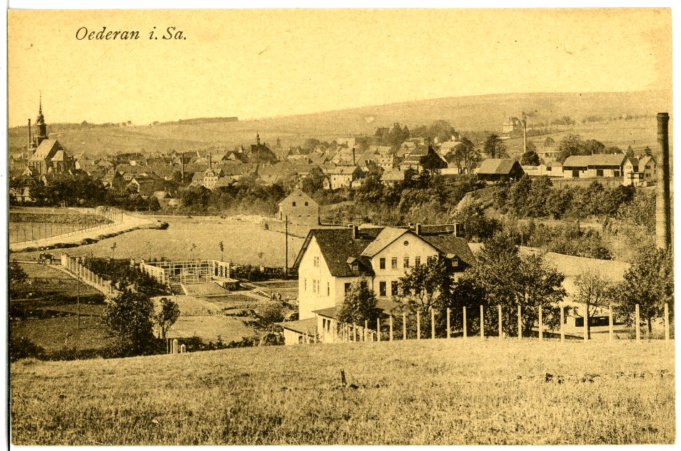 21622-Oederan-1920-Blick auf Oederan-Brück & Sohn Kunstverlag