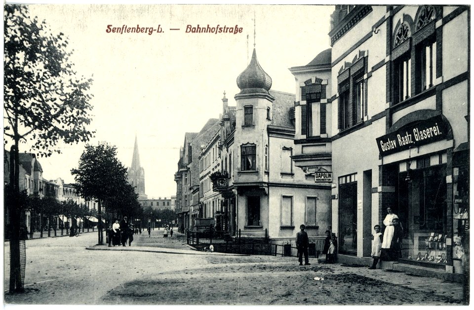 19754-Senftenberg-1915-Bahnhofstraße-Brück & Sohn Kunstverlag