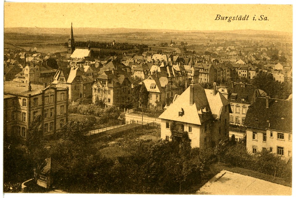 21585-Burgstädt-1920-Blick auf Burgstädt-Brück & Sohn Kunstverlag