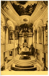 21688-Weesenstein-1920-Inneres der Schloßkirche-Brück & Sohn Kunstverlag