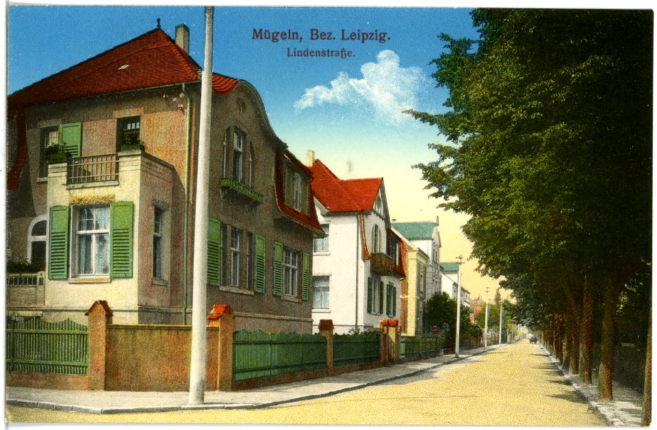 19555-Mügeln-1915-Lindenstraße-Brück & Sohn Kunstverlag