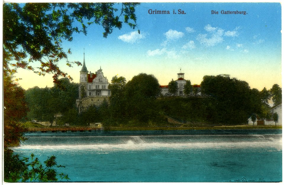 19400-Grimma-1915-Die Gattersburg-Brück & Sohn Kunstverlag
