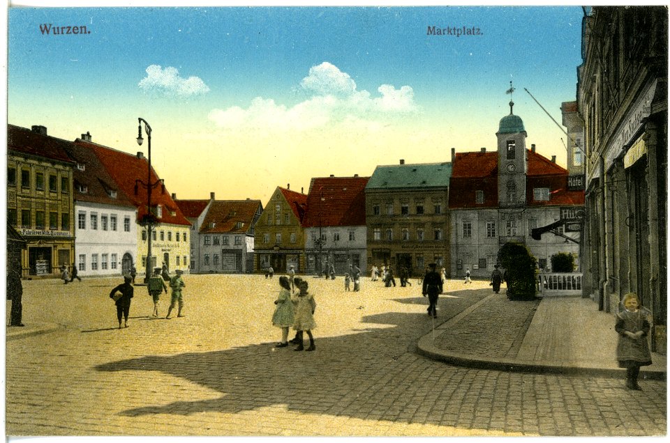 19522-Wurzen-1915-Marktplatz-Brück & Sohn Kunstverlag