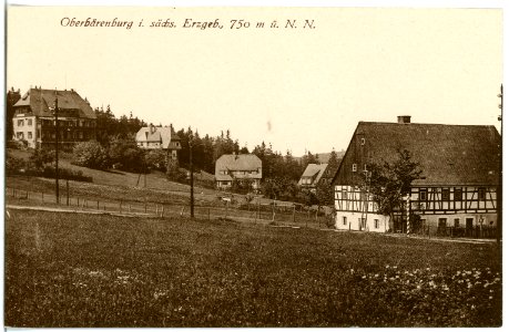 21439-Oberbärenburg-1920-Blick auf Oberbärenburg-Brück & Sohn Kunstverlag
