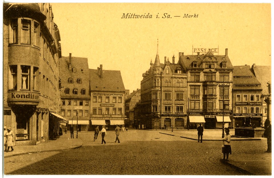 21845-Mittweida-1921-Markt-Brück & Sohn Kunstverlag