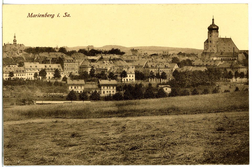 21465-Marienberg-1920-Blick auf Marienberg-Brück & Sohn Kunstverlag