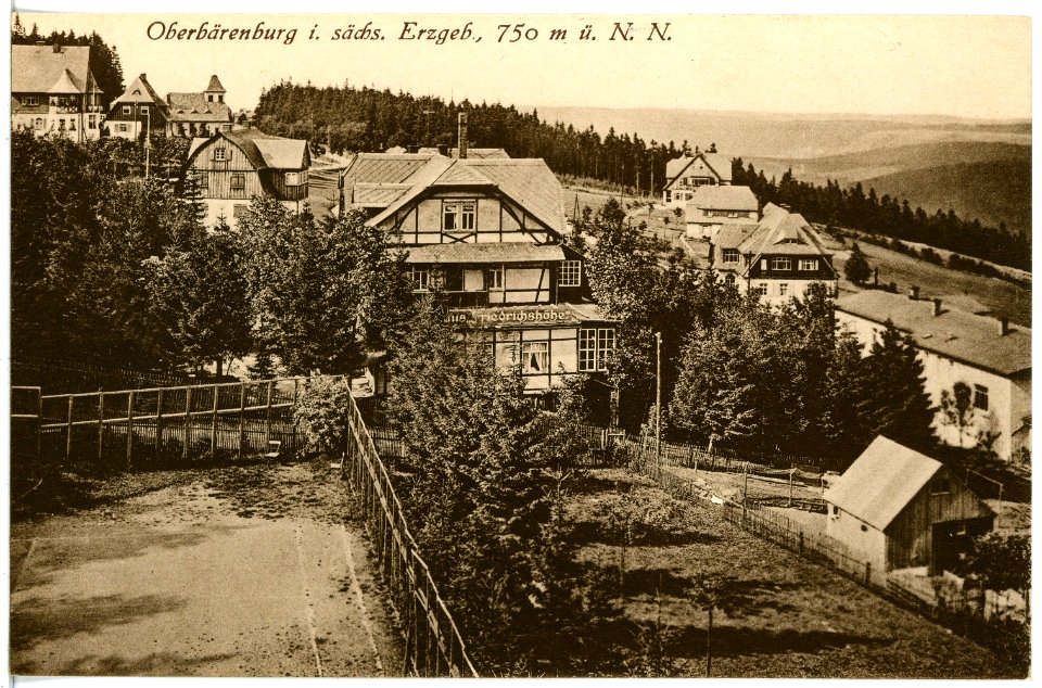 21441-Oberbärenburg-1920-Blick auf Oberbärenburg-Brück & Sohn Kunstverlag