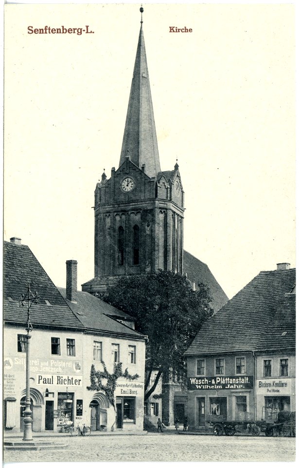 19753-Senftenberg-1915-Kirche-Brück & Sohn Kunstverlag