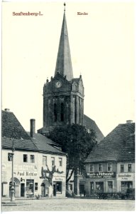 19753-Senftenberg-1915-Kirche-Brück & Sohn Kunstverlag
