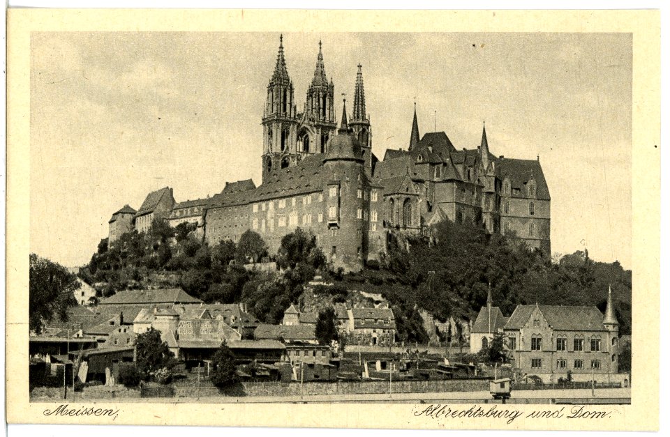 21494-Meißen-1920-Albrechtsburg und Dom-Brück & Sohn Kunstverlag