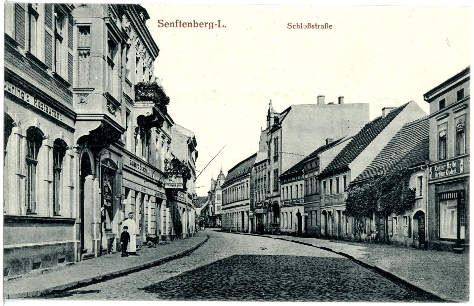 19748-Senftenberg-1915-Schloßstraße-Brück & Sohn Kunstverlag