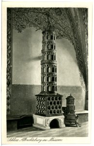 21404-Meißen-1919-Albrechtsburg - Ofen im Großen Gerichtssaal-Brück & Sohn Kunstverlag