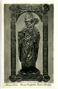 21410-Meißen-1919-Dom - Grabplatte Bischof vom Schönberg-Brück & Sohn Kunstverlag