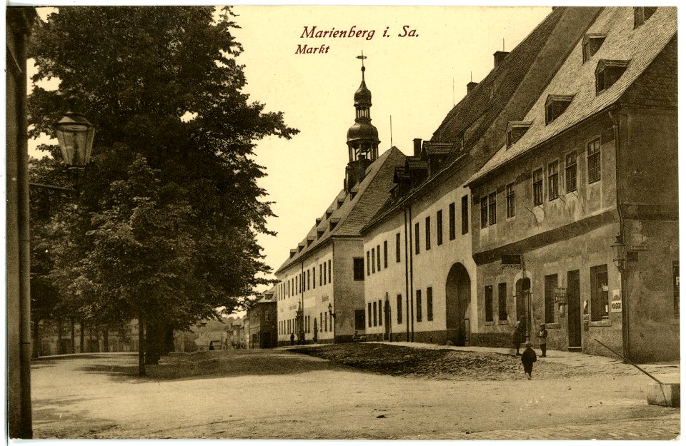 21468-Marienberg-1920-Markt-Brück & Sohn Kunstverlag