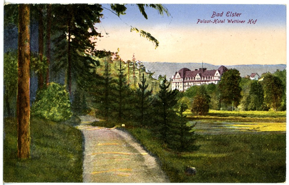 21557-Bad Elster-1920-Wettiner Hof-Brück & Sohn Kunstverlag