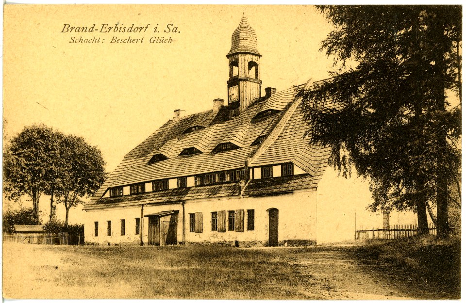 21866-Brand-Erbisdorf-1921-Schacht Beschert Glück-Brück & Sohn Kunstverlag