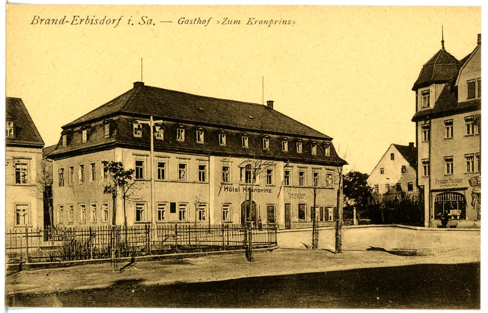 21728-Brand-Erbisdorf-1920-Gasthof zum Kronprinz-Brück & Sohn Kunstverlag