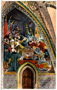 21954-Meißen-1921-Gemälde im Schloß Albrechtsburg-Brück & Sohn Kunstverlag