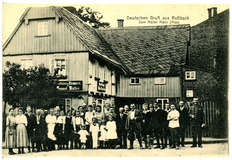 21813-Roßbach-1921-Gasthaus zur Mühle-Brück & Sohn Kunstverlag