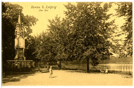 21666-Borna-1920-Am See-Brück & Sohn Kunstverlag