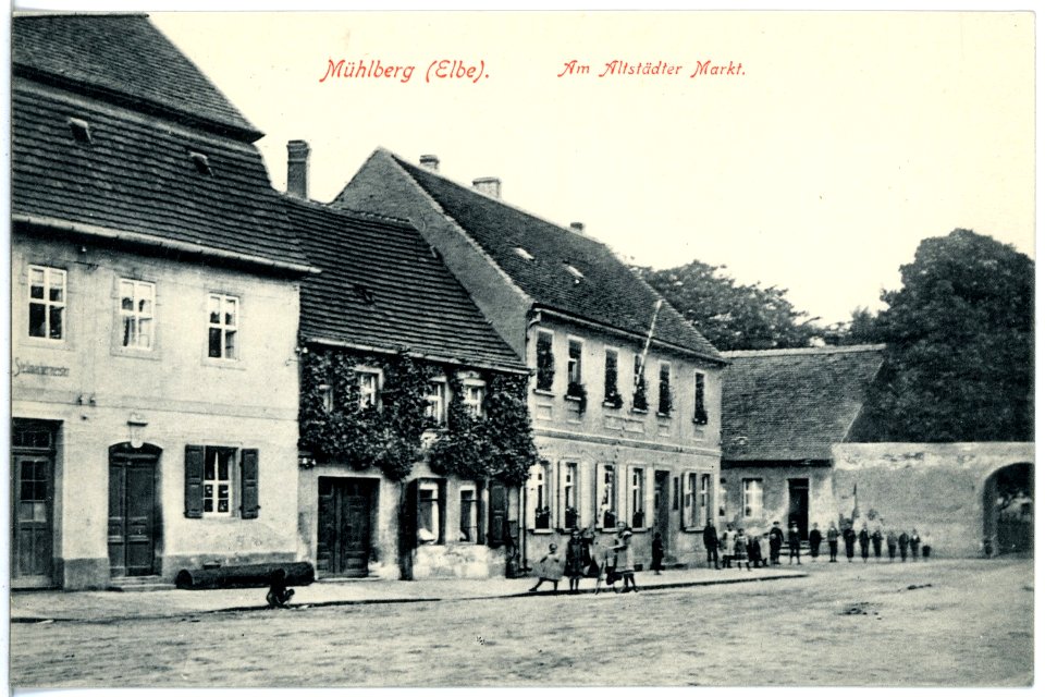19629-Mühlberg-1915-Am Altstädter Markt-Brück & Sohn Kunstverlag
