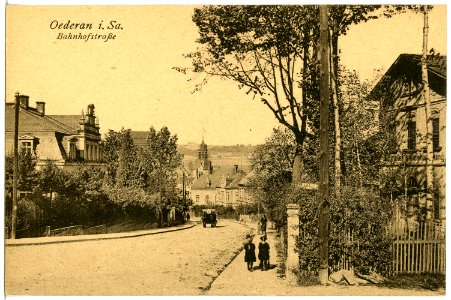 21623-Oederan-1920-Bahnhofstraße-Brück & Sohn Kunstverlag